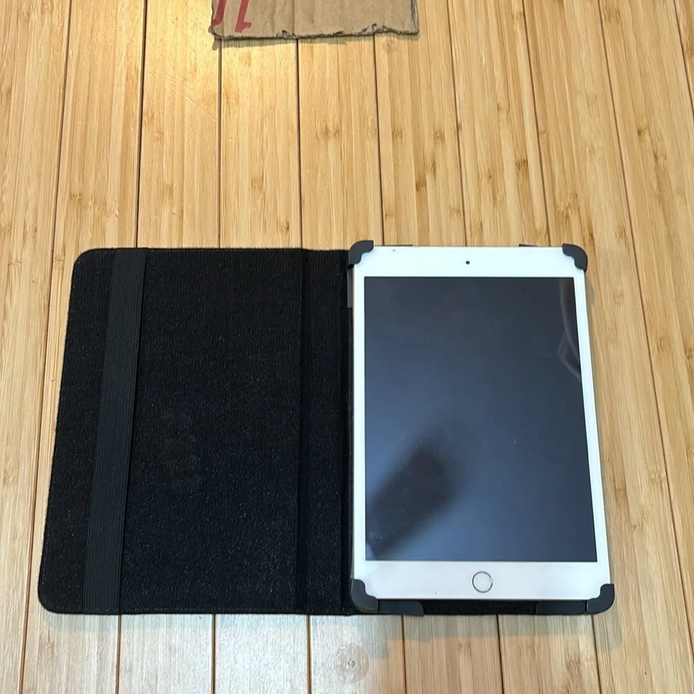 iPad mini case. Extra securing tabs included. Ipad NOT included.